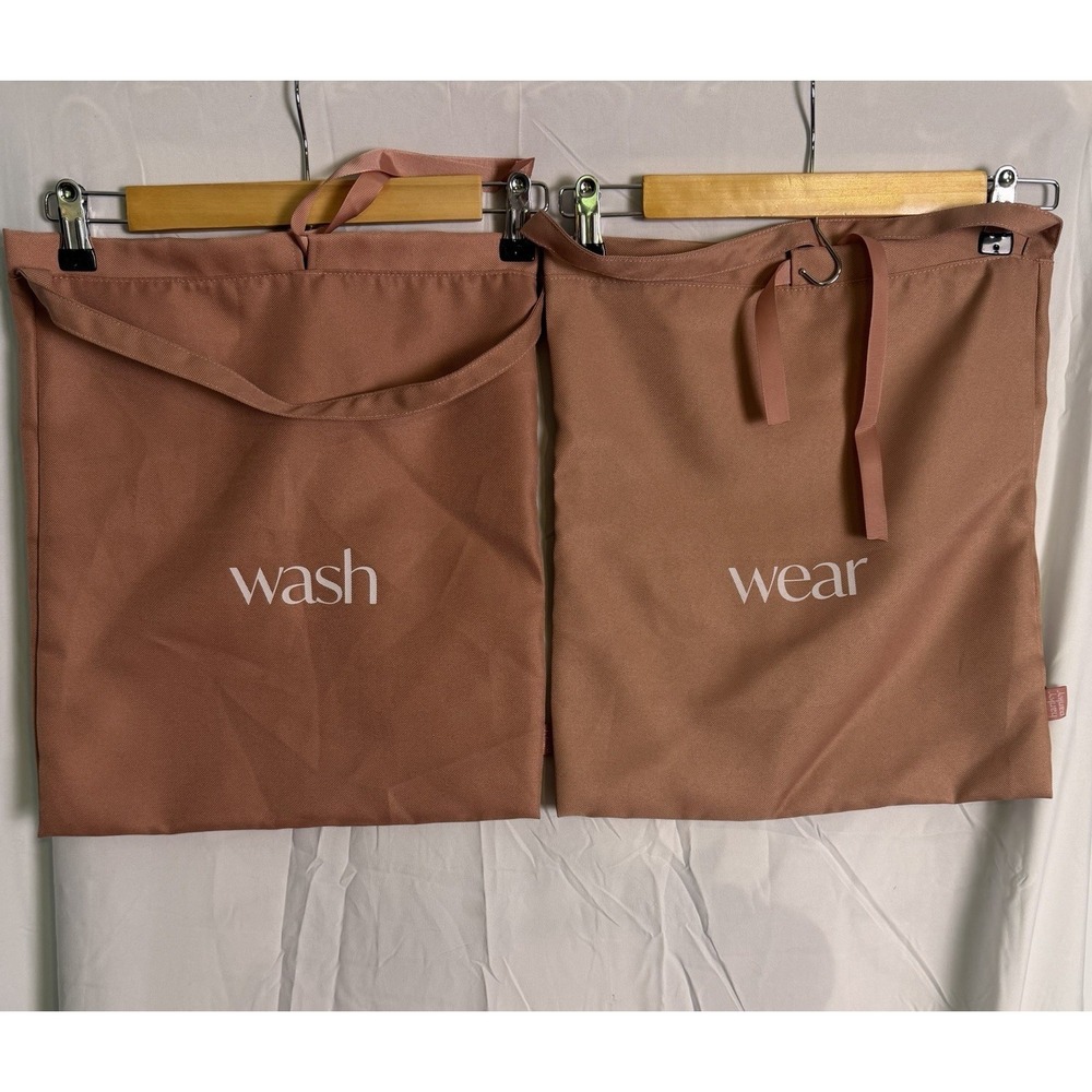 Hanky-panky Intimates Delicates Tote Bags Pink Laundry Travel Bags Set Of 2